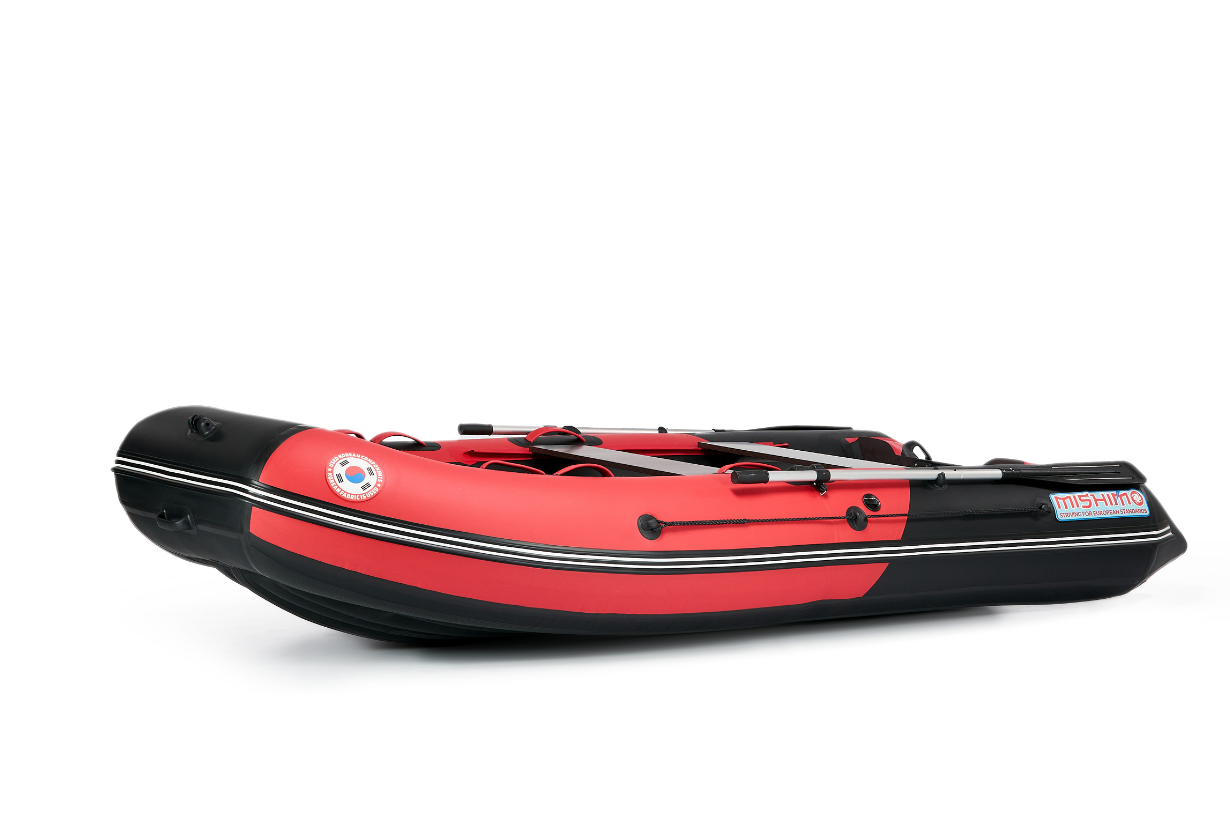 КОМПЛЕКТ ЛОДКА MISHIMO PRO 350 + ЛОДОЧНЫЙ МОТОР MARLIN MP 9.9 (15) AMHS PROLINE в Саратове