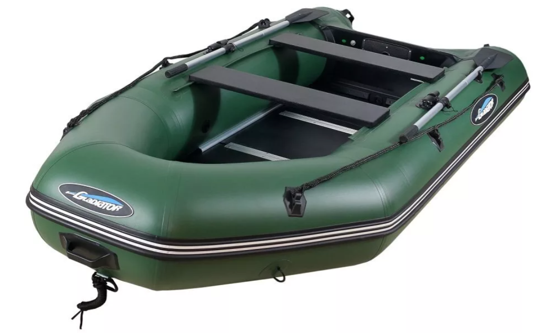 МОТОРНО-ГРЕБНАЯ ЛОДКА ПВХ GLADIATOR А 340 ТК С ФАНЕРНЫМ ПОЛОМ в Саратове