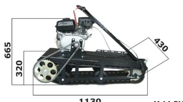 Мотобуксировщик XTREME-MOTORS "Конек-Горбунок" 6.5 л.с. в Саратове
