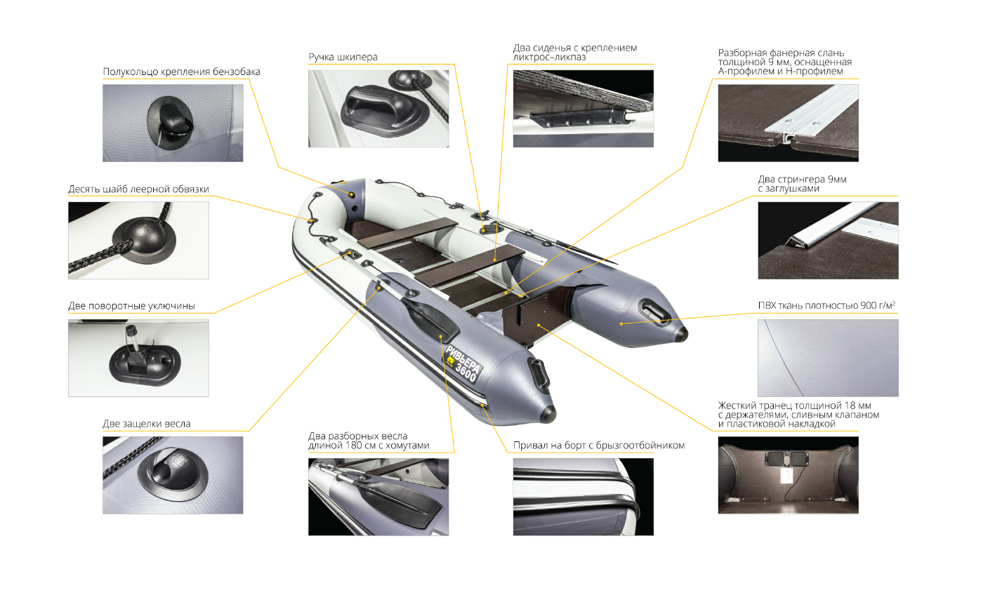 Лодка Ривьера Компакт 2900 СК в Саратове