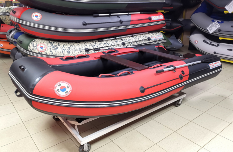 КОМПЛЕКТ Лодка MISHIMO PRO 350 + ЛОДОЧНЫЙ МОТОР MARLIN MP 9.9 (20) AMHS PRO в Саратове