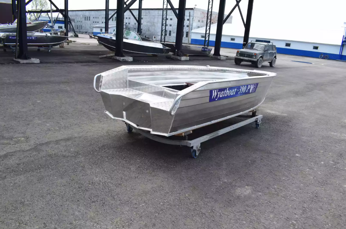 Алюминиевая лодка Wyatboat-390Р Увеличенный борт в Саратове