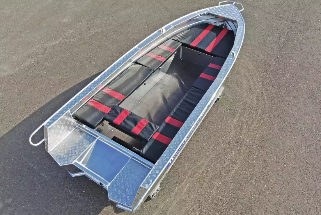 Алюминиевая лодка Wyatboat-390РМ увеличенный борт в Саратове