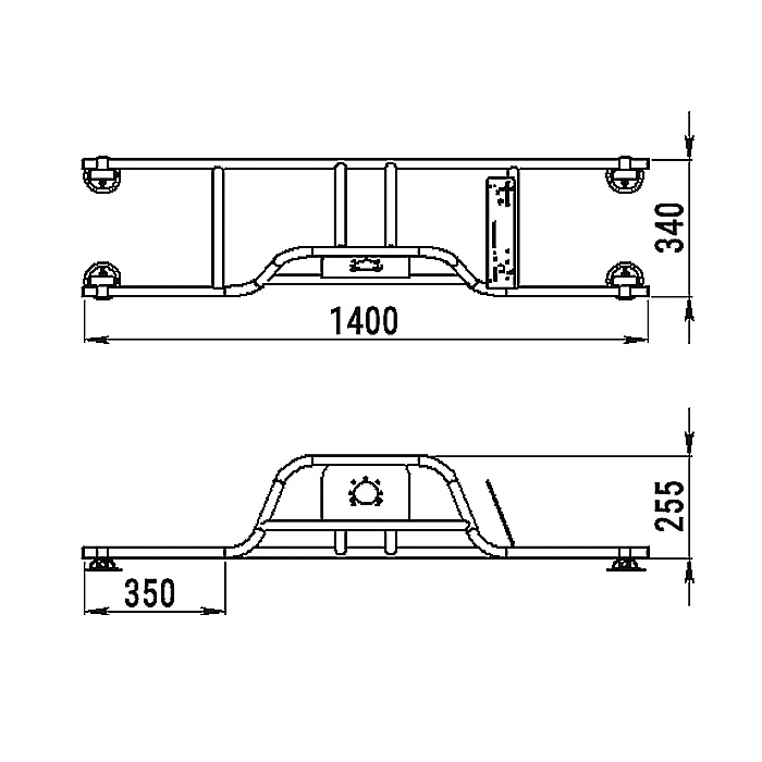 Стойка рулевая с бортовым креплением малая в Саратове