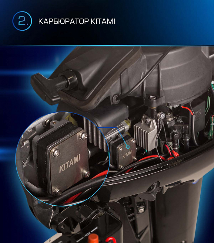 Лодочный мотор MARLIN PROLINE MP 9.9(15) AWRL в Саратове