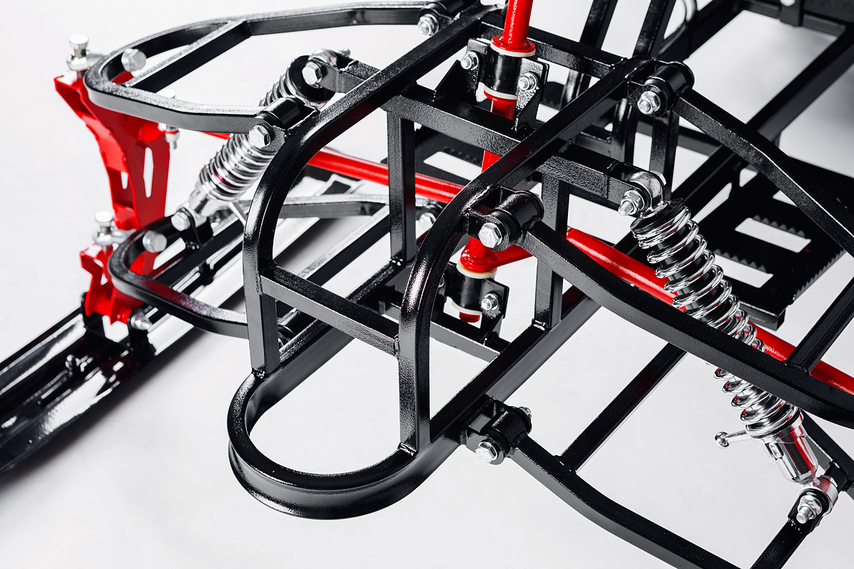 Лыжный модуль IKUDZO с подогревом ручек пластиковые лыжи в Саратове