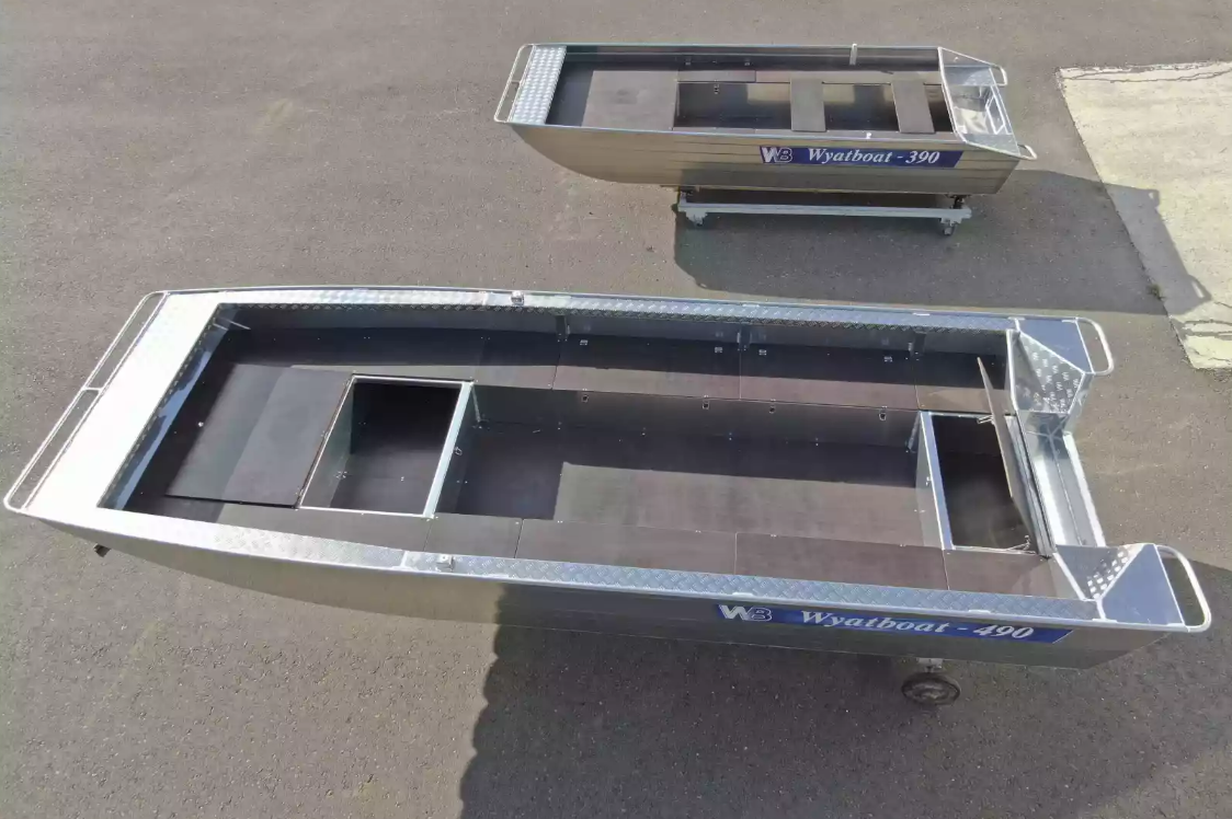 Алюминиевая лодка Wyatboat-490 Jonboat в Саратове
