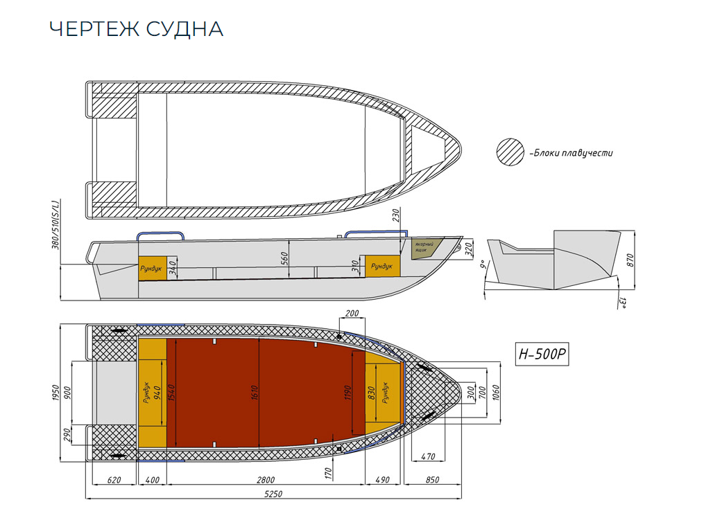 Алюминиевая лодка Неман-500 P в Саратове