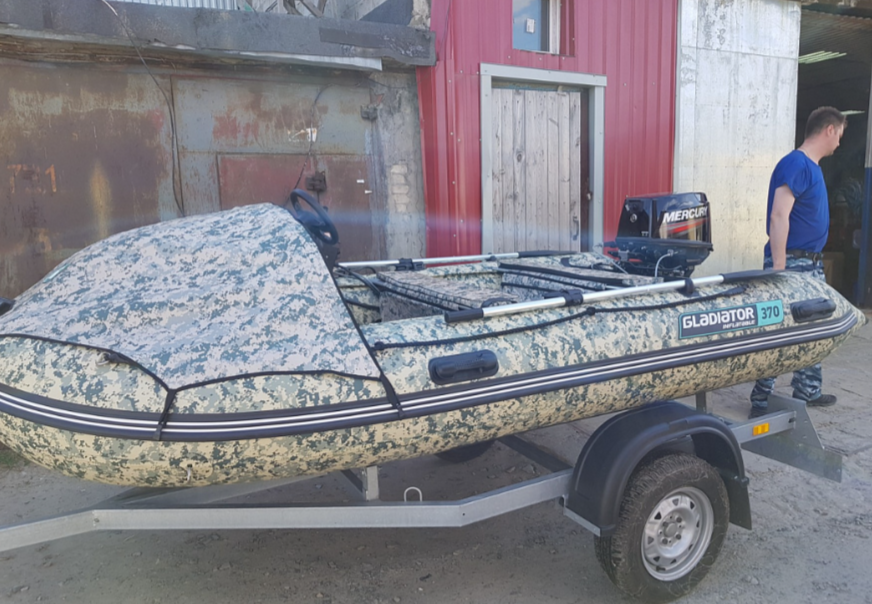 НАДУВНАЯ ЛОДКА GLADIATOR C370AL в Саратове