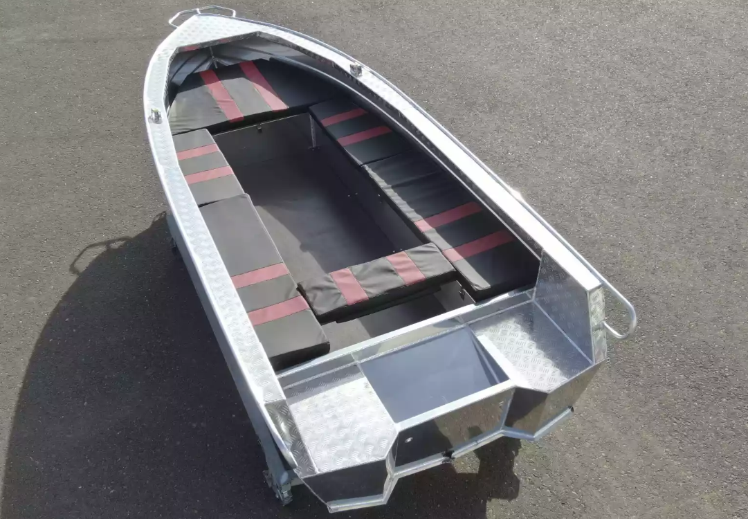 Алюминиевая лодка Wyatboat-390РМ увеличенный борт в Саратове