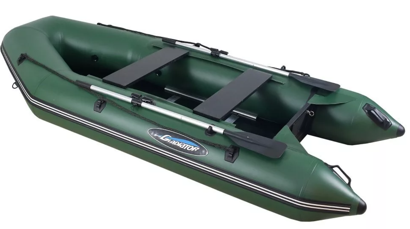 МОТОРНО-ГРЕБНАЯ ЛОДКА ПВХ GLADIATOR A 280 ТК С ФАНЕРНЫМ ДНОМ в Саратове