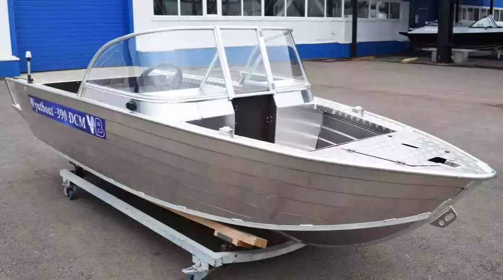 Алюминиевая лодка Wyatboat-390 DCM Увеличенный борт в Саратове