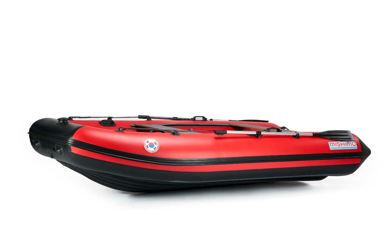 КОМПЛЕКТ ЛОДКА MISHIMO RAPID 380 PRO+ ЛОДОЧНЫЙ МОТОР MARLIN MP 9.9 (20) AMHS PROLINE FORCE в Саратове