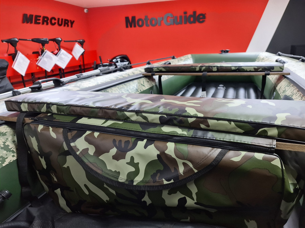 КОМПЛЕКТ МЯГКИХ НАКЛАДОК С СУМКОЙ ДЛЯ ЛОДОК 105Х20 КАМУФЛЯЖ в Саратове