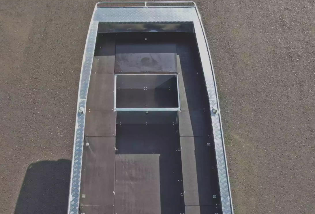 Алюминиевая лодка Wyatboat-490 Jonboat в Саратове