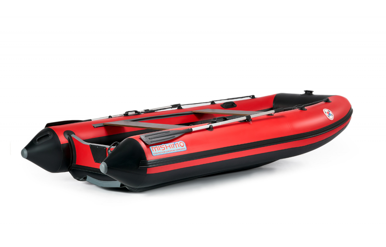 КОМПЛЕКТ ЛОДКА MISHIMO RAPID 360 + ЛОДОЧНЫЙ МОТОР MARLIN PROLINE MP 9.9 (15) AMHS в Саратове