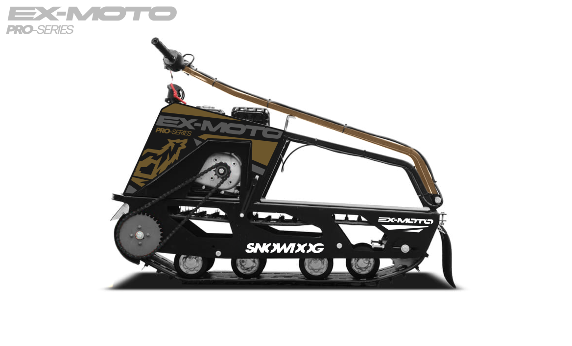 Мотобуксировщик EX-MOTO SNOWDOG S380 8л.с. в Саратове