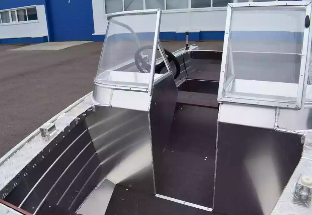 Алюминиевая лодка Wyatboat-390 DCM Увеличенный борт в Саратове