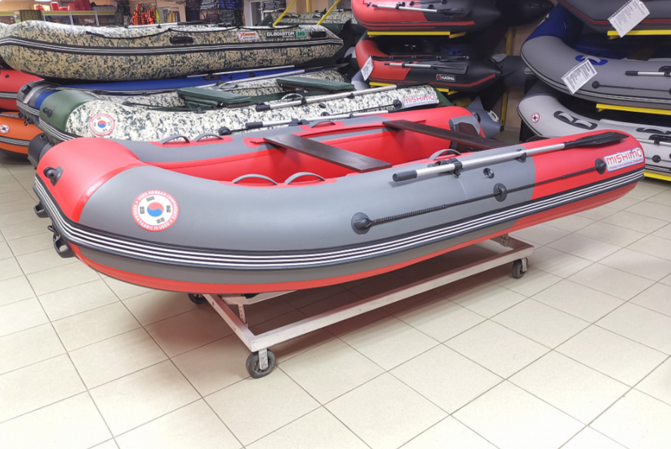 КОМПЛЕКТ Лодка MISHIMO PRO 350 + ЛОДОЧНЫЙ МОТОР MARLIN MP 9.9 (20) AMHS PRO в Саратове