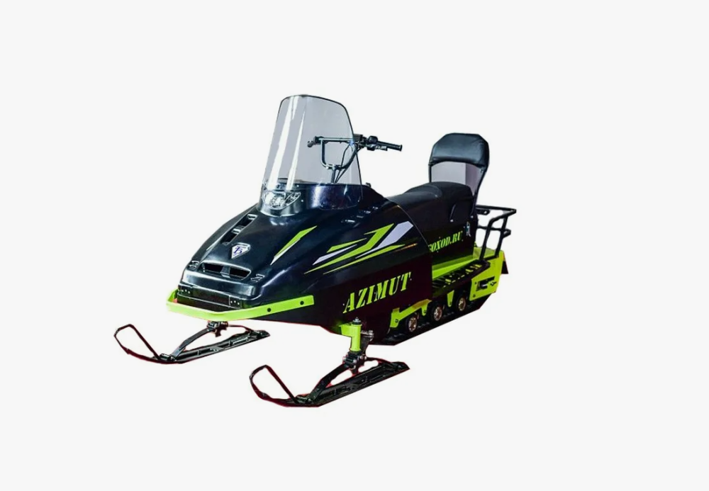 Миниснегоход Бурлак Азимут 20 л.с. , эл.запуск, реверс, тормоз гидравл, капот черный в Саратове