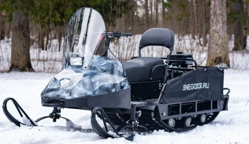 Миниснегоход Егерь Экспедитор 20 л.с. , реверс, тормоз, капот белый в Саратове