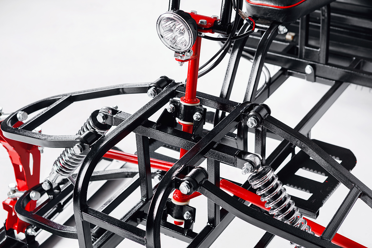 Лыжный модуль IKUDZO с подогревом ручек пластиковые лыжи в Саратове