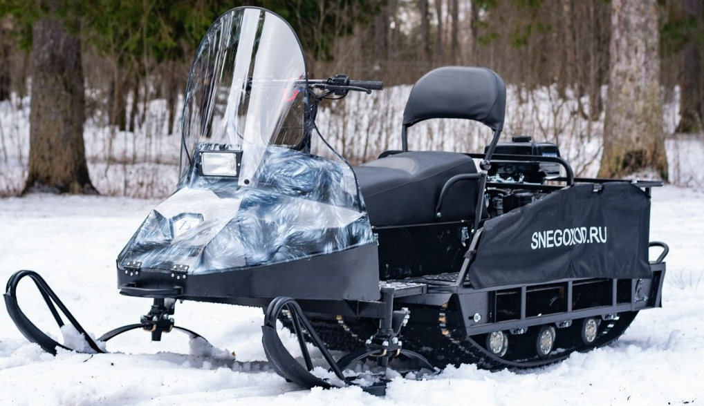 Миниснегоход Бурлак Егерь Экспедитор 15 л.с. , реверс, тормоз, капот белый в Саратове
