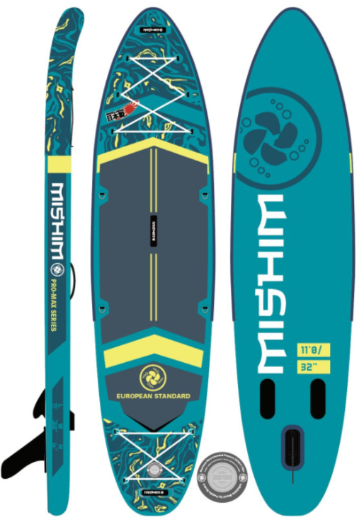 SUP (САП) Доска MISHIMO PRO-MAX Light Teal 11’ (335см) в Саратове
