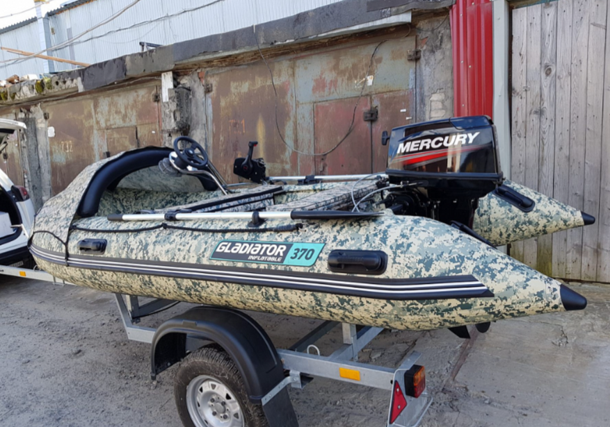 НАДУВНАЯ ЛОДКА GLADIATOR C370AL в Саратове