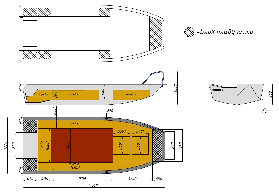 Алюминиевая лодка  Wyatboat-430 Master Fish в Саратове