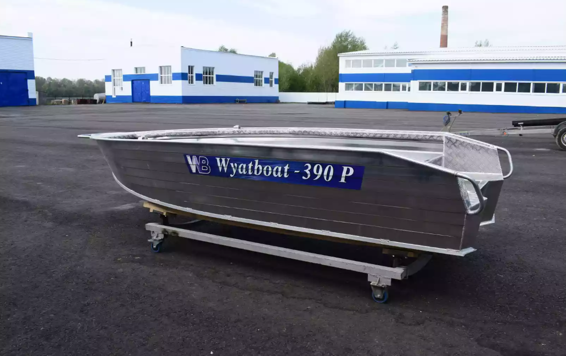 Алюминиевая лодка Wyatboat-390Р Увеличенный борт в Саратове