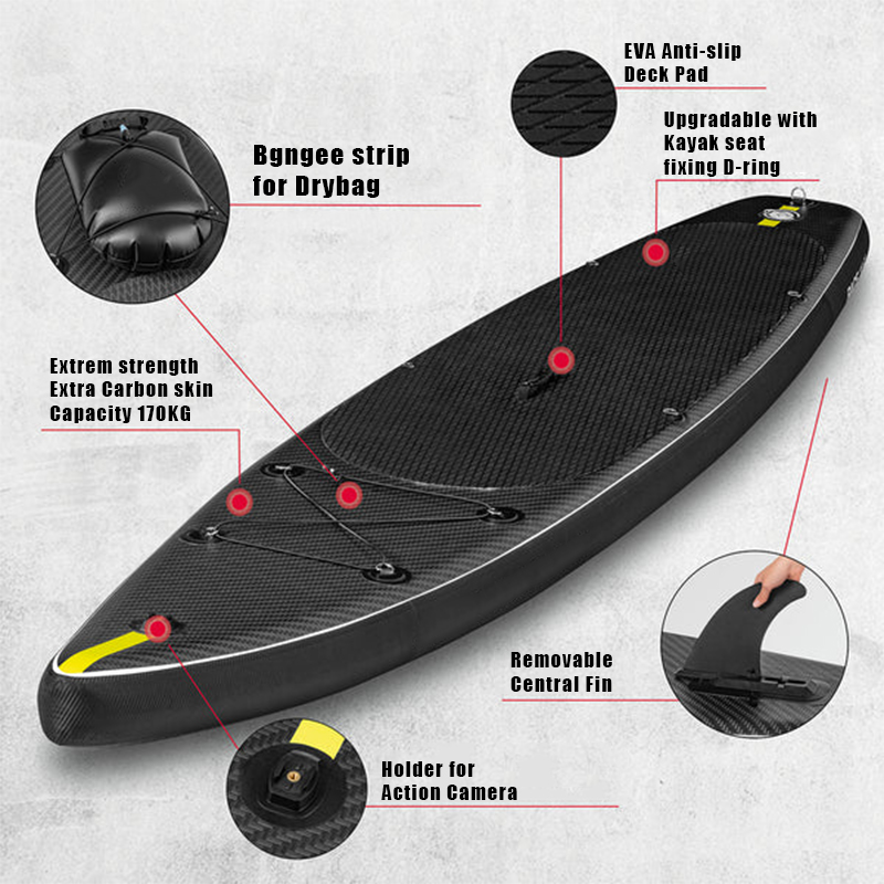 SUP (САП) ДОСКА MISHIMO CARBON DARKSIDE 11’ (335СМ) в Саратове