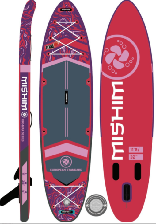 SUP (САП) Доска MISHIMO PRO-MAX Viva Magenta 10.8’ (330см) в Саратове