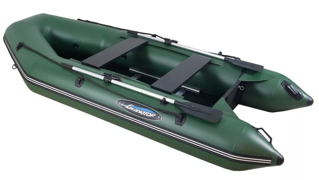 МОТОРНО-ГРЕБНАЯ ЛОДКА ПВХ GLADIATOR А 340 ТК С ФАНЕРНЫМ ПОЛОМ в Саратове