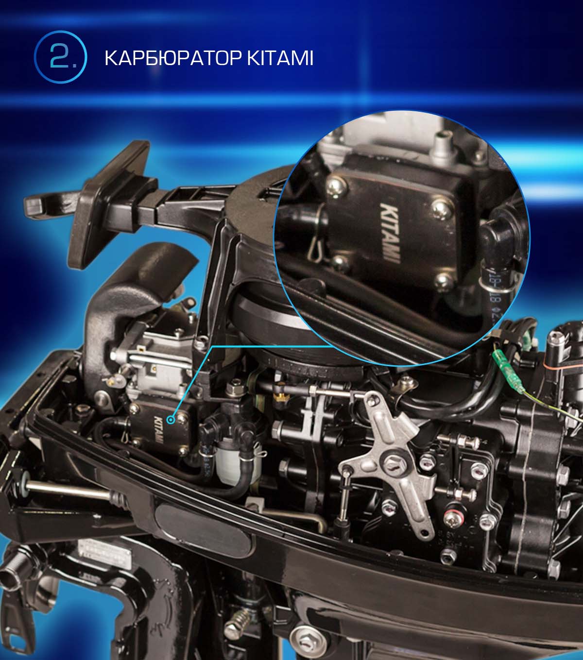 Лодочный мотор MARLIN PROLINE MP 9.9 (20) AWRS FORCE в Саратове