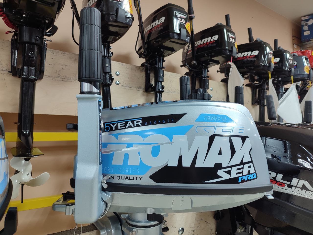 Лодочный мотор PROMAX SP5FHS (внешний бак 12 л) в Саратове
