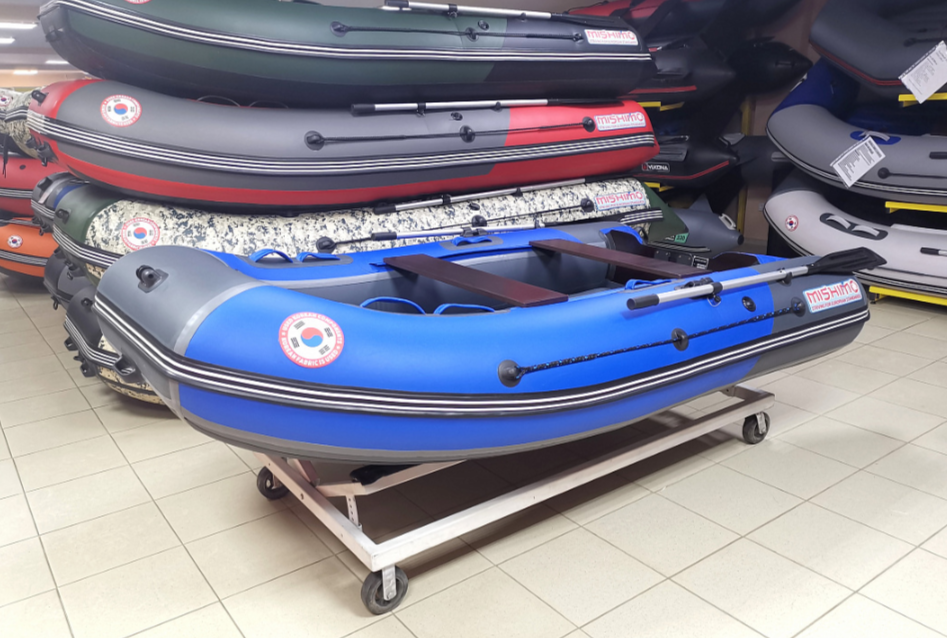 КОМПЛЕКТ Лодка MISHIMO PRO 350 + ЛОДОЧНЫЙ МОТОР MARLIN MP 9.9 (20) AMHS PRO в Саратове