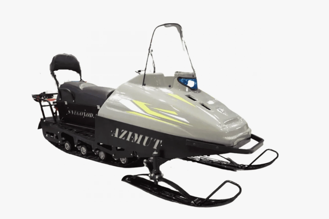 Миниснегоход Бурлак Азимут 20 л.с. , эл.запуск, реверс, тормоз гидравл, капот серый в Саратове