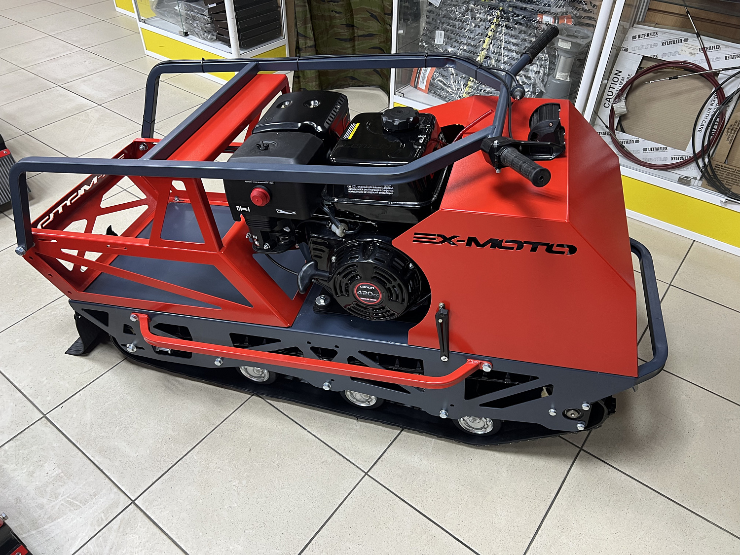 Мотобуксировщик EX-MOTO SNOWDOG S500 15л.с в Саратове