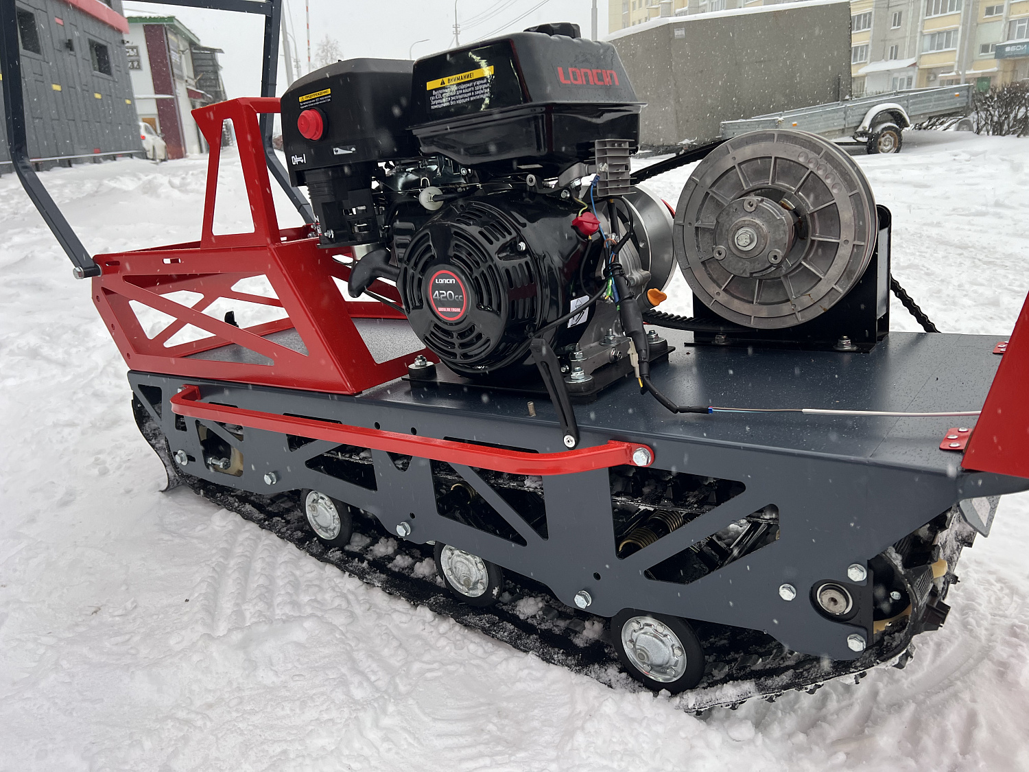 Мотобуксировщик EX-MOTO SNOWDOG S500 15л.с в Саратове