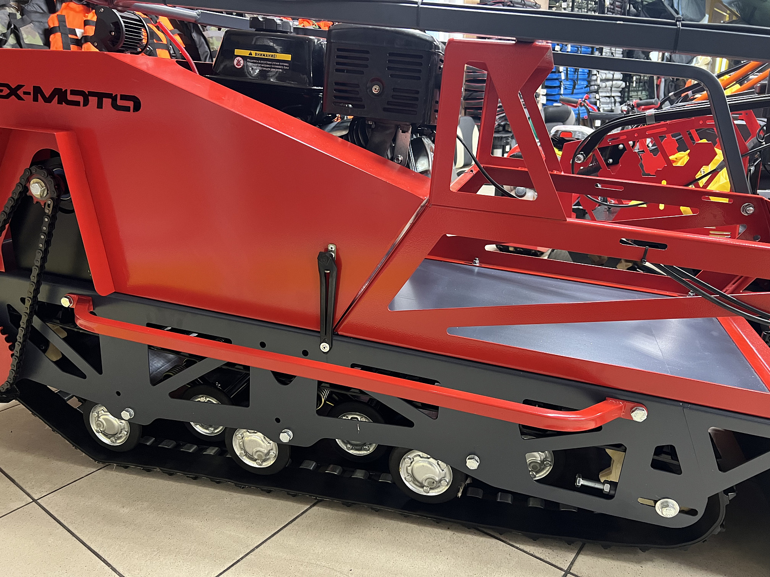 Мотобуксировщик EX-MOTO SNOWDOG S500 15л.с в Саратове