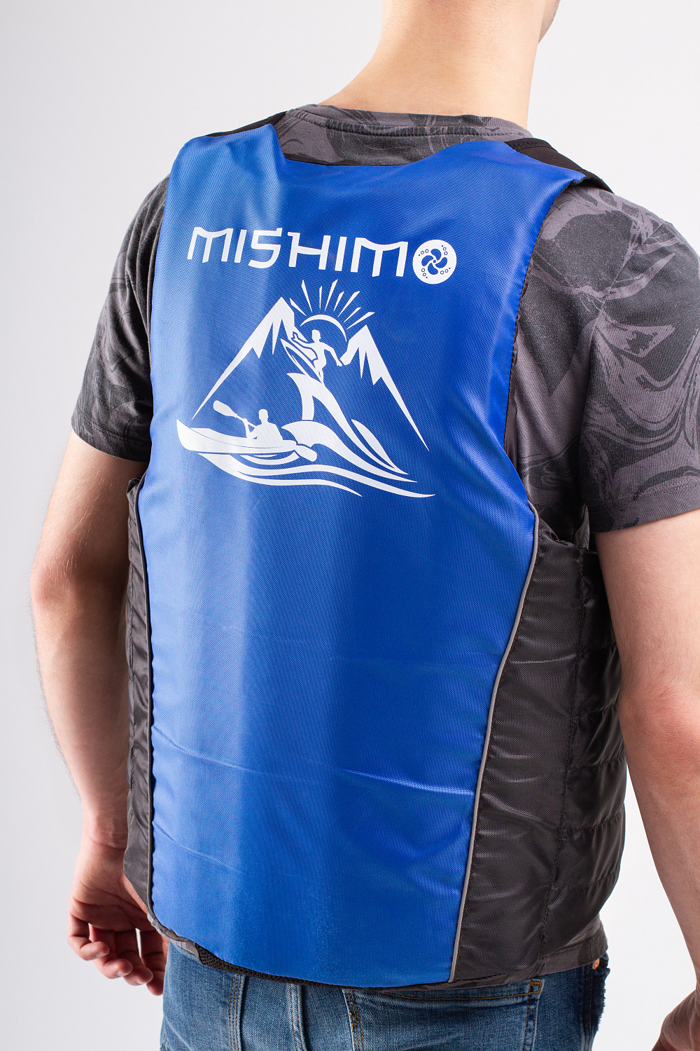 Жилет спасательный MISHIMO PRO Премиум качества Черно-синий в Саратове