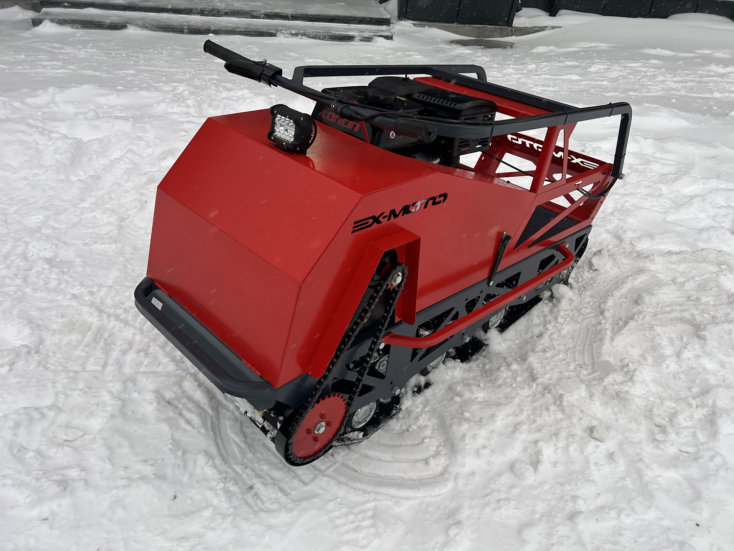 Мотобуксировщик EX-MOTO SNOWDOG S500 15л.с в Саратове